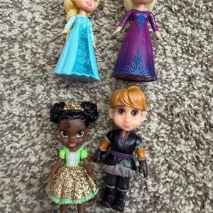 Disney Princess and Friends Doll Set - Blue, Purple, Green, Gold